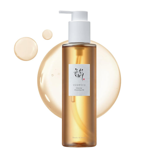 "Revitalize Your Skin: Ginseng Cleansing Oil - Waterproof Makeup Remover for Sensitive, Acne-Prone Skin (210ml) - Perfect for Men & Women!"